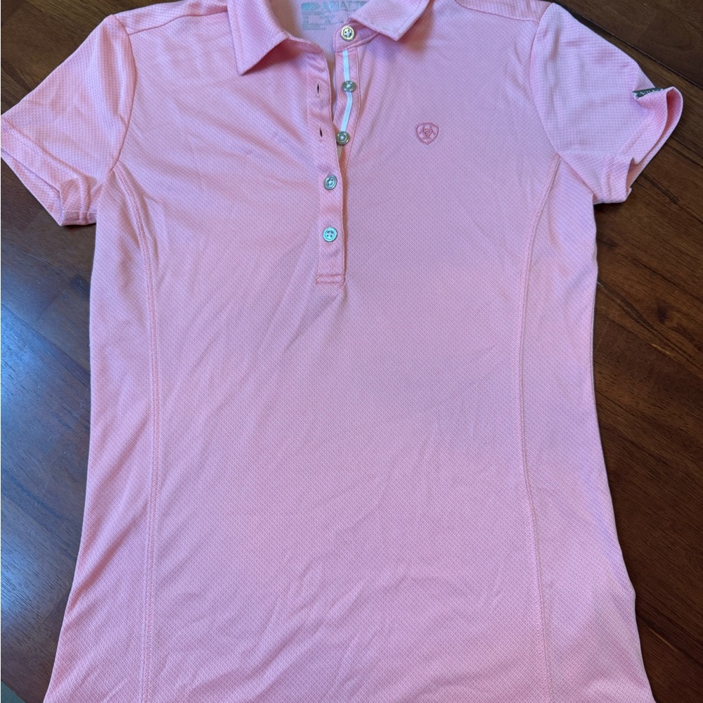 Ariat Tek lightweight polo riding equestrian shirt XS